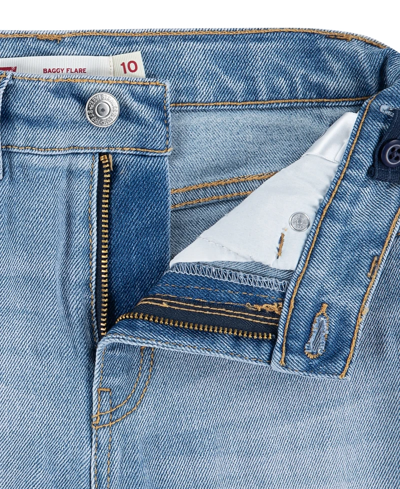 Levi's Big Girls High Rise Baggy Flared Jeans