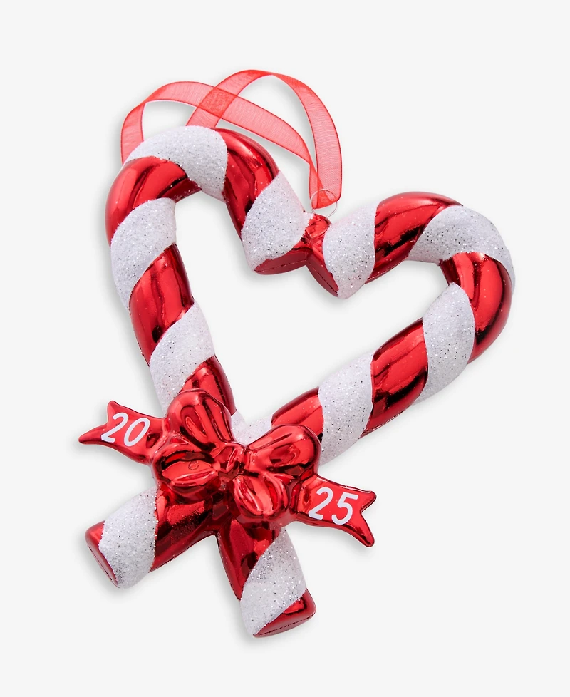 Holiday Lane Our First Christmas 2025 Candy Cane Heart Ornament, Macy's Exclusive