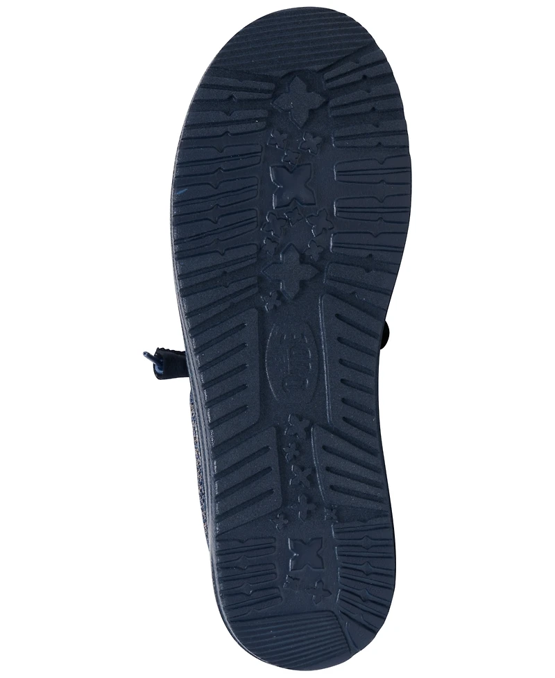 Hey Dude Men's Wally Stretch Sox Slip-On Casual Moccasin Sneakers from Finish Line