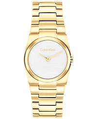 Calvin Klein Women's Ck Unite Gold Tone Stainless Steel Bracelet Watch 26mm