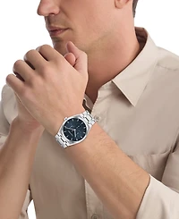 Calvin Klein Men's Ck Motion Silver Tone Stainless Steel Bracelet Watch 39mm