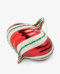 Holiday Lane Christmas Cheer Swirl Onion Ornament, Macy's Exclusive