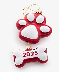 Holiday Lane Pets I Love My Dog 2025 Paw & Bone Ornament, Macy's Exclusive