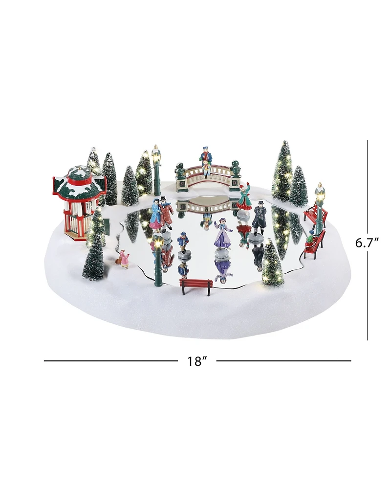 Mr. Christmas Winter Wonderland Christmas Skating Rink