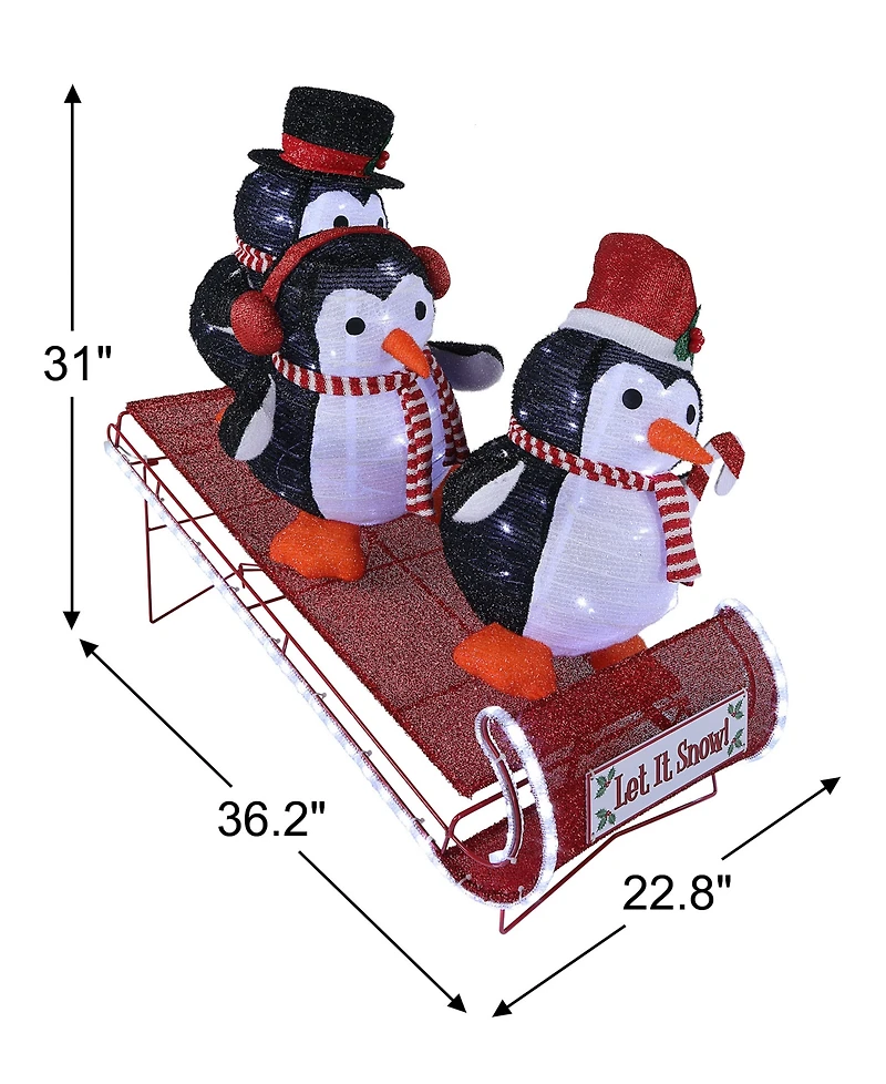 Mr. Christmas Outdoor Animation Sledding Buddies