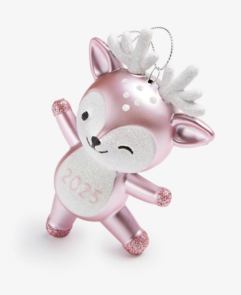Holiday Lane Baby's First Pink Deer Ornament, Exclusively at Macy's