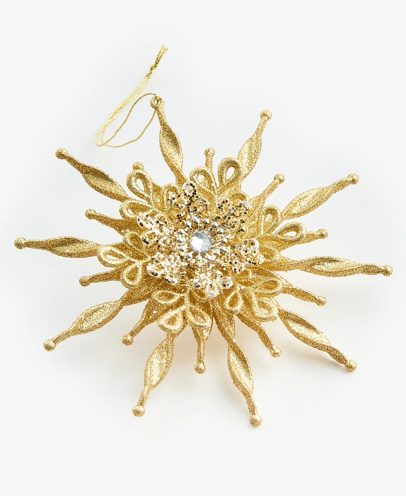 Holiday Lane Christmas Glitters Snowflake Ornament, Macy's Exclusive