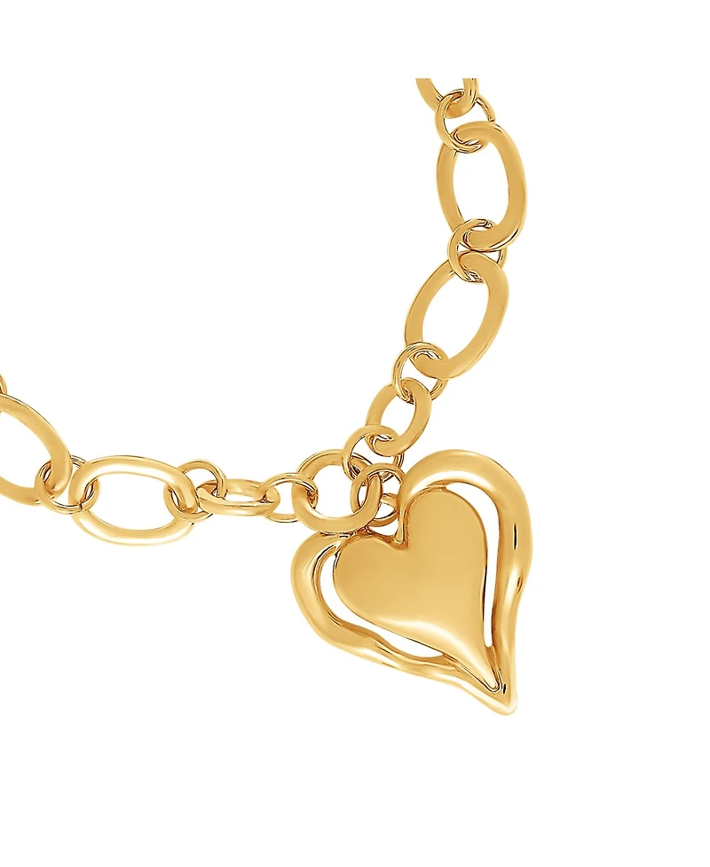 BCBGeneration Bold Heart Pendant Bracelet