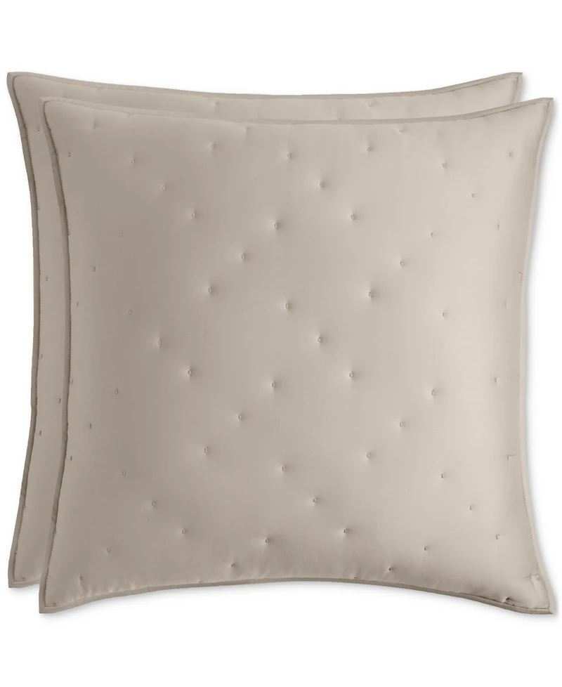 Hotel Collection Lyocell Quilted 2-Pc. Sham Set, Euro