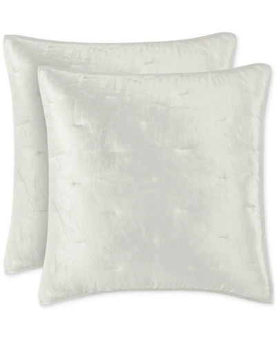 Hotel Collection Velvet Quilted 2-Pc. Sham Set, Euro, Macy's Exclusive