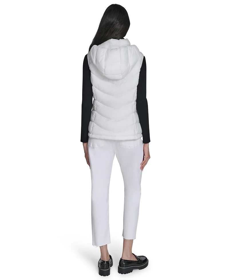 Charter Club Women's Packable Hooded Puffer Vest