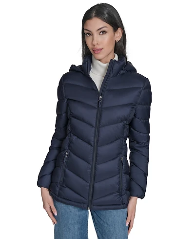 Charter Club Women's Packable Hooded Puffer Coat