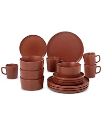 Lorren Home Trends Red 16-Pc. Dinnerware Set, Service for 4