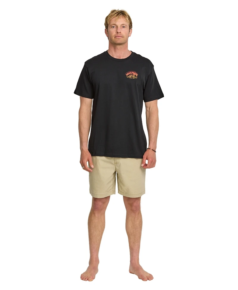 Quiksilver Men's A Frame Arch Short Sleeve T-Shirt