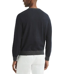 Nautica Men's Plaited Sailboat Graphic Crewneck Sweater