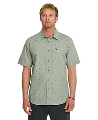 Quiksilver Men's Kapu Mini Classics Short Sleeve Shirt