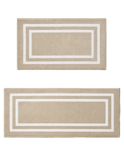 Jean Pierre New York Double Line Border Tufted 2-Pc. Runner Rug Set