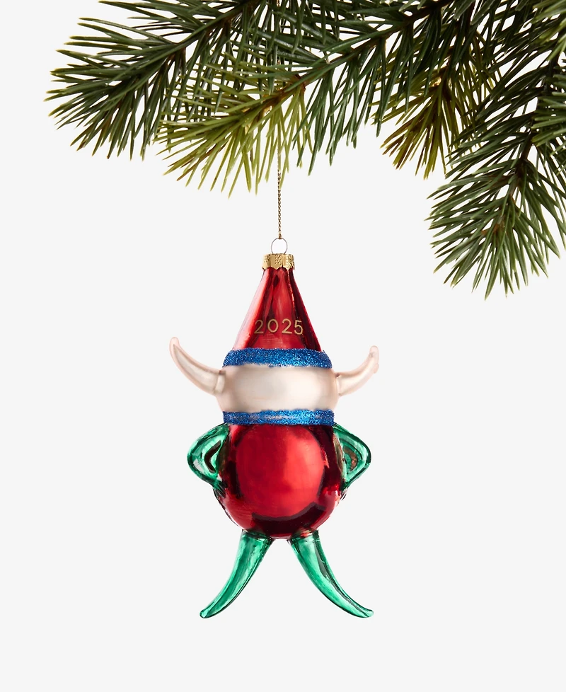 Macy's Thanksgiving Day Parade 2025 Glass Elf Ornament, Macy's Exclusive