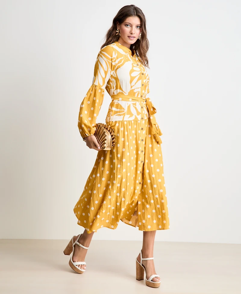 Women's Tie-Waist Maxi Dress, Macy's Exclusive - On 34th | Alix Friedberg Capsule Collection