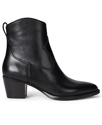 Lauren Ralph Women's Harpher Burnished Leather Booties