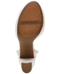 Anne Klein Women's Vanna-p Peep Toe Dress Sandals