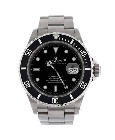 Pre-Owned Rolex Oyster Perpetual Submariner Date Automatic Watch in Stainless Steel 40mm