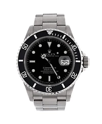 Pre-Owned Rolex Oyster Perpetual Submariner Date Automatic Watch in Stainless Steel 40mm