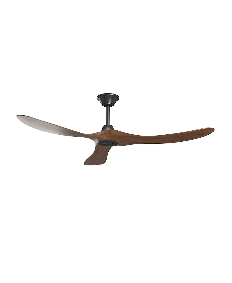 60 inch lampless ceiling fan, for indoor and outdoor, with remote control, reversible Dc motor, wood noiseless