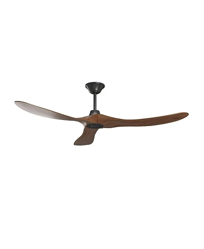 60 inch lampless ceiling fan, for indoor and outdoor, with remote control, reversible Dc motor, wood noiseless