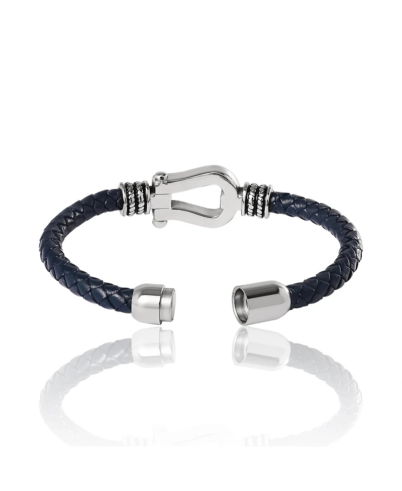 Lucky Brand Horseshoe Navy Cord Bracelet