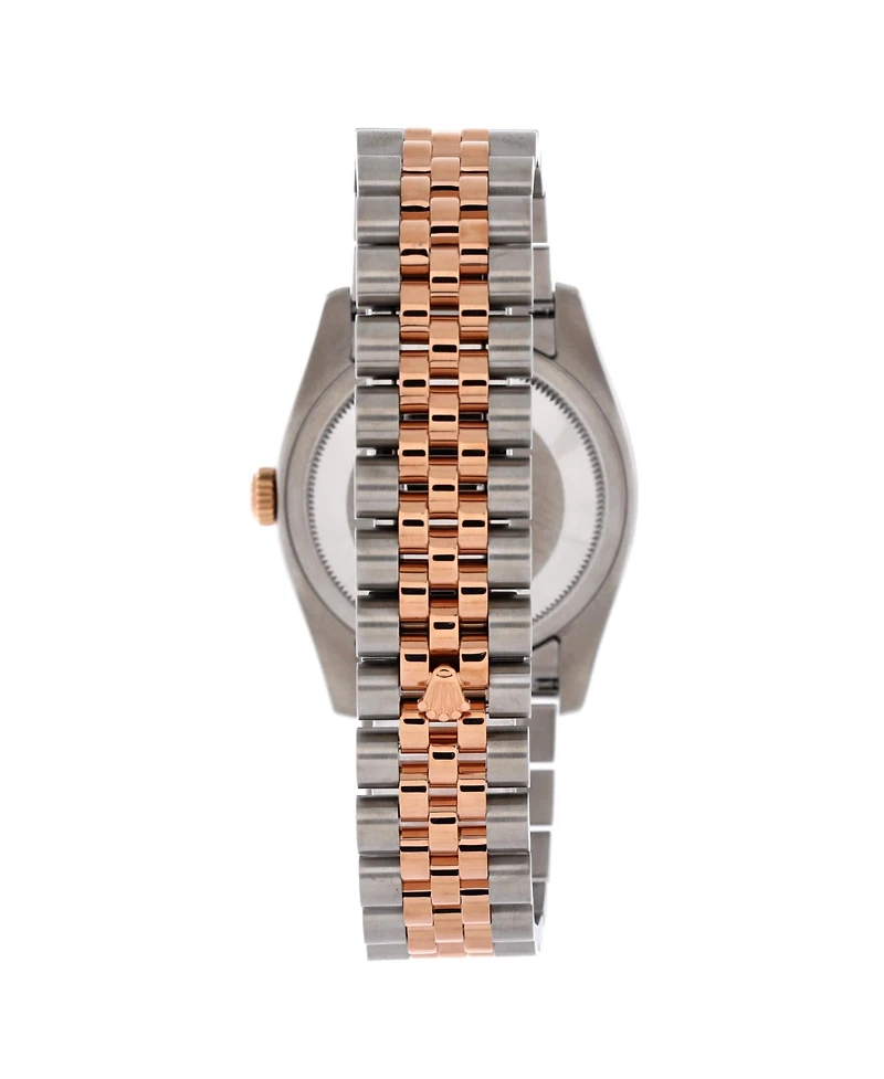 Pre-Owned Rolex Oyster Perpetual Datejust Automatic Watch in Stainless Steel and Rose Gold 36mm