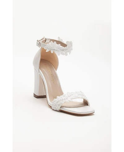 Forever & Always Shoes Marlene Lace Bridal Sandals (Women)
