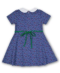 Florence Eiseman Big Girls Polka Dot Cherry Printed Knit Dress