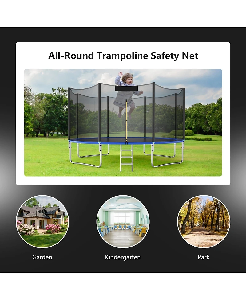 Mecale Trampoline Safety Replacement Protection Enclosure Net