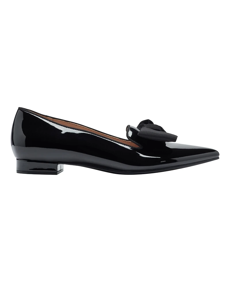 Bandolino Women's Auggie Bow Pointed Toe Tailored Loafers