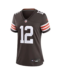Nike Women's Shedeur Sanders Brown Cleveland Browns 2025 Nfl Draft Game Jersey