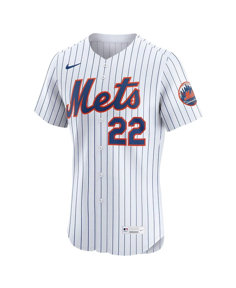 Nike Men's Juan Soto White New York Mets Home Elite Jersey