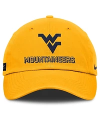 Nike Men's Gold West Virginia Mountaineers 2025 On-Field Club Adjustable Hat