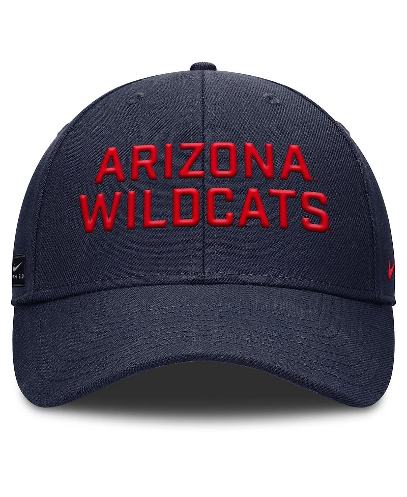 Nike Men's Navy Arizona Wildcats Rise Practice Adjustable Hat