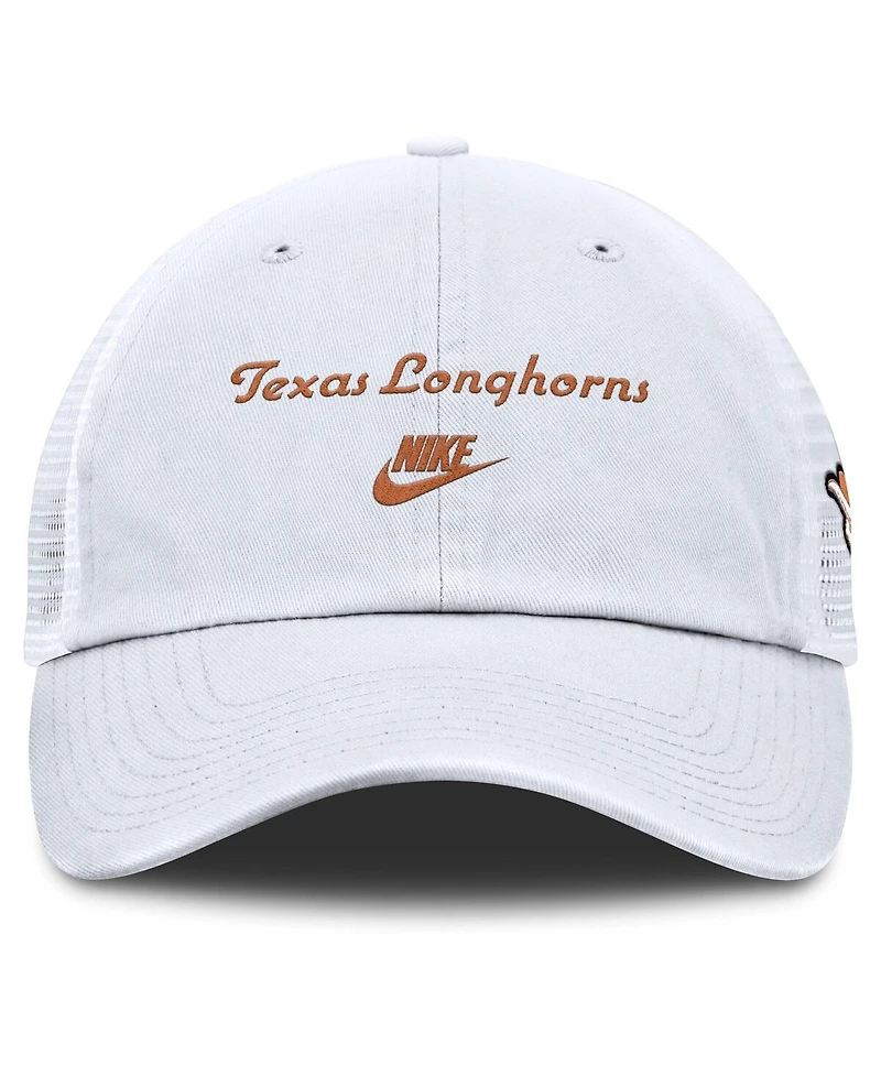 Nike Men's White Texas Longhorns Club Legacy Adjustable Trucker Hat