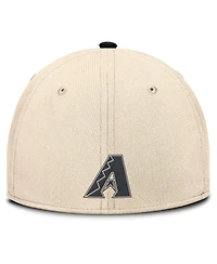 Nike Men's Natural/Black Arizona Diamondbacks Statement Rise Performance Flex Hat