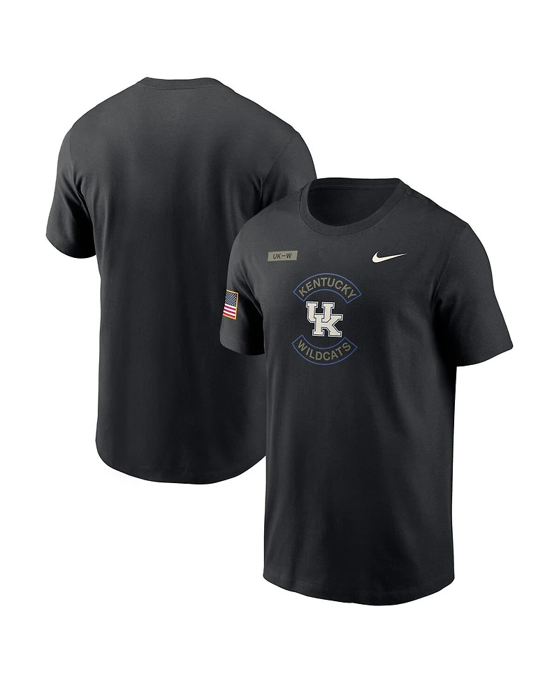 Nike Men's Black Kentucky Wildcats 2025 Military Appreciation Performance T-Shirt