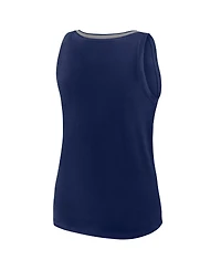 Logo Athletic Women's Navy Dallas Cowboys Stellar Win V-Neck Tank Top