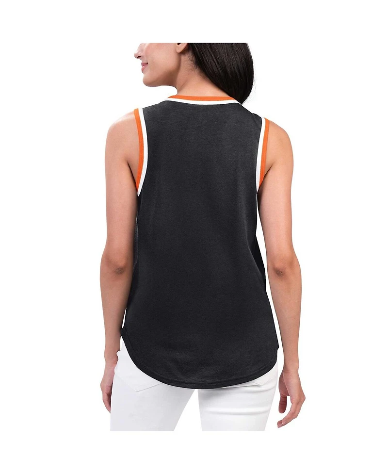 G-iii 4Her by Carl Banks Women's Black Philadelphia Flyers Strategy Tank Top