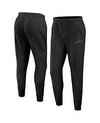 Fanatics Men's Black Minnesota Wild Authentic Pro Road Fleece Sweatpants