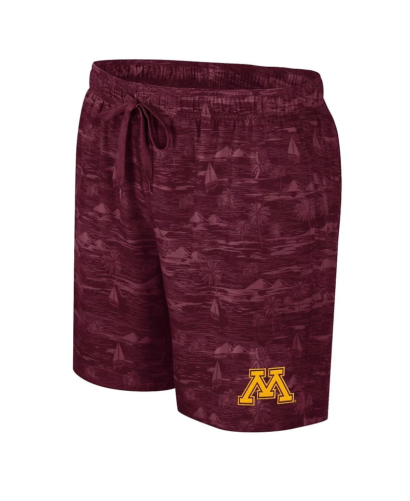 Colosseum Men's Maroon Minnesota Golden Gophers Ozark Swim Shorts