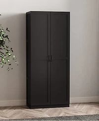 Manhattan Comfort Cornelia 29.61" 4-Shelf Storage Closet