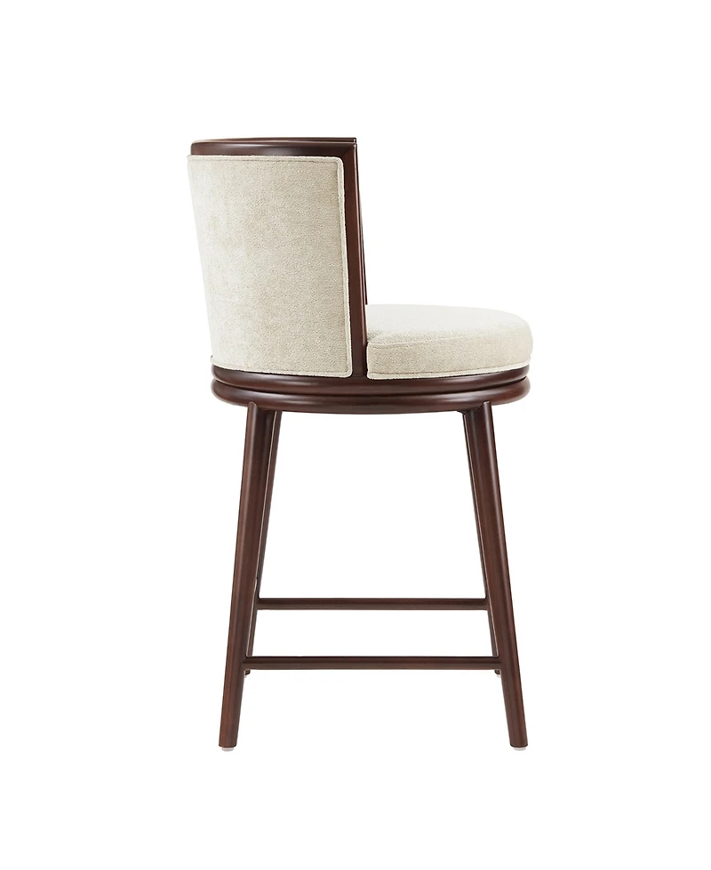 Manhattan Comfort Evalyn 37.6" Upholstered Counter Stool