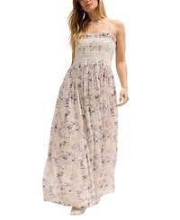 Lily and Lionel London Women's Annie Smocked Print Maxi Dress