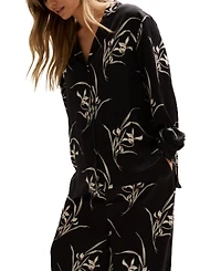 Lily and Lionel London Women's Lillibet Large Floral Print Shirt